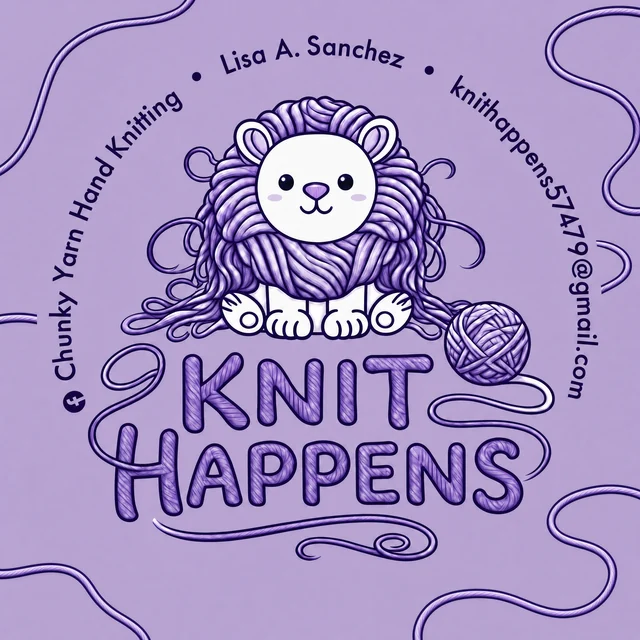 Knit Happens logo